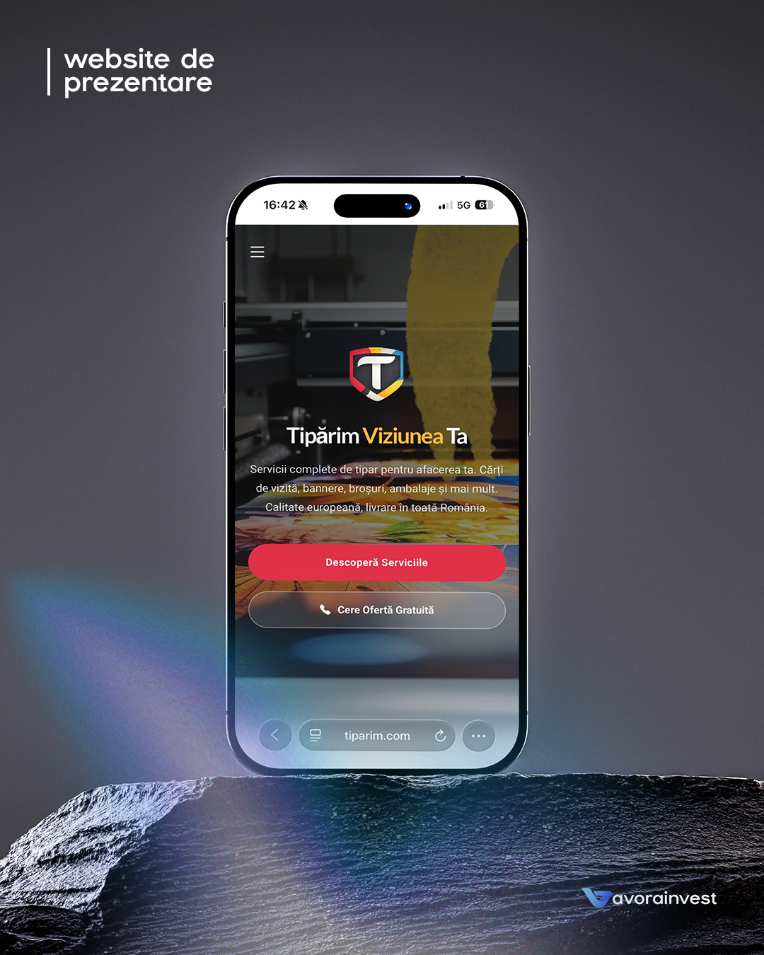 Proiect website tiparim.com