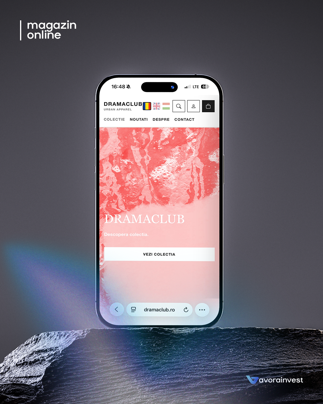 Proiect website dramaclub.ro